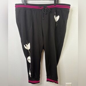 Torrid Lovesick Black Modal Joggers NWT 3X
